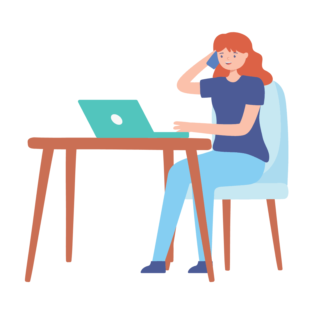 Naisoletettu tutustuu tietokoneesta löytämäänsä kiinnostuksen kohteeseen puhelimitse